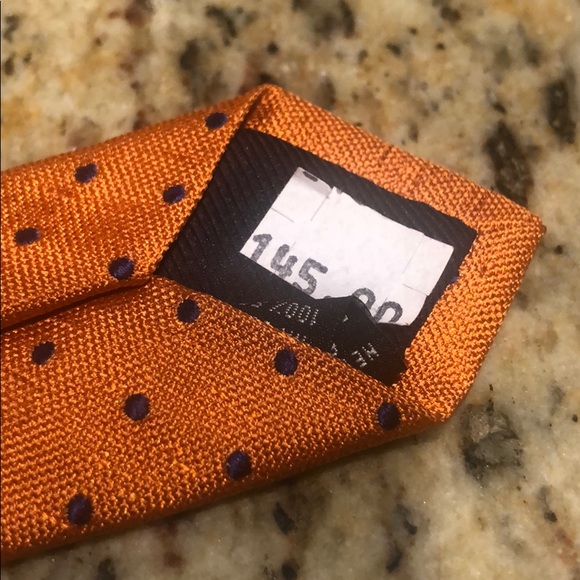 Burnt orange dark dot; made in Italy very clean - Picture 5 of 6